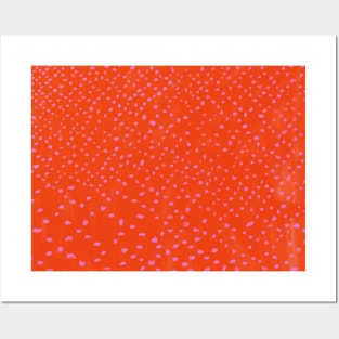 Red Pink Pattern 1 Posters and Art